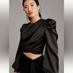 Mare Mare X Anthropologie puff sleeve top